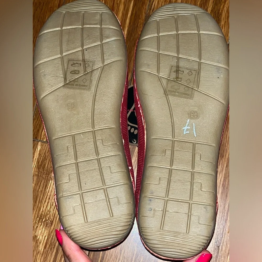 EG Shoes Coral Pink Cushioned Flats Sz women’s 9.5 NWT NEW - Picture 4 of 7